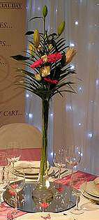 tall vase centerpiece