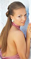 long hair updo