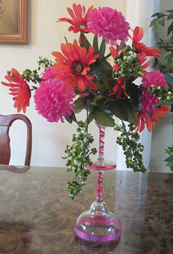 martini centerpiece diy